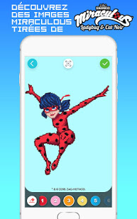 Aperçu IRISE coloriage numéroté - Art Miraculous Ladybug - Img 2